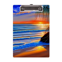 Tropical Sunset A5 Acrylic Clipboard