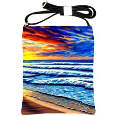 Sandy Beach Dreams Shoulder Sling Bag by GardenOfOphir