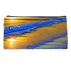 Waves Of Gold Pencil Case by GardenOfOphir