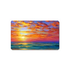 Summer Sunset Magnet (name Card) by GardenOfOphir