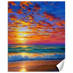 Summer Sunset Canvas 11  X 14  by GardenOfOphir