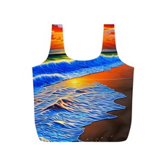 Summer Sunset At The Beach Full Print Recycle Bag (s)
