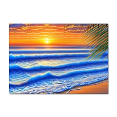 Summer Sunset Surf Sticker A4 (10 Pack) by GardenOfOphir