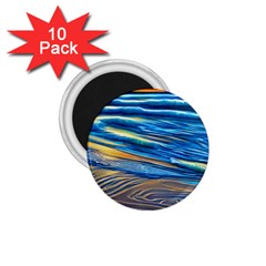 Waves Crashing On The Shore 1 75  Magnets (10 Pack)  by GardenOfOphir