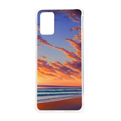 Summer Sunset Over Beach Samsung Galaxy S20plus 6 7 Inch Tpu Uv Case by GardenOfOphir