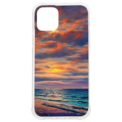 Serene Sunset Over Beach Iphone 12/12 Pro Tpu Uv Print Case by GardenOfOphir