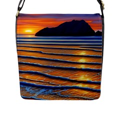 Endless Summer Nights Flap Closure Messenger Bag (l) by GardenOfOphir