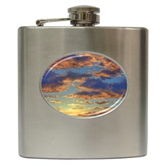 Sunrise Over The Sand Dunes Hip Flask (6 Oz) by GardenOfOphir