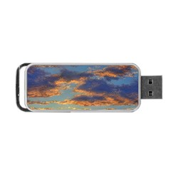 Sunrise Over The Sand Dunes Portable Usb Flash (one Side) by GardenOfOphir