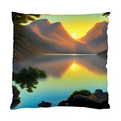 Benevolent Lake Standard Cushion Case (one Side) by GardenOfOphir