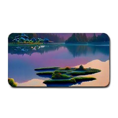 Astonishing Lake View Medium Bar Mat by GardenOfOphir