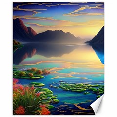 Breathtaking Sunset Canvas 11  X 14  by GardenOfOphir