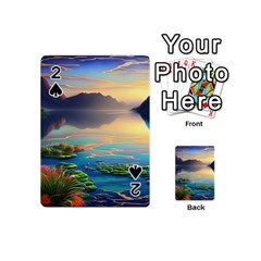 Breathtaking Sunset Playing Cards 54 Designs (mini) by GardenOfOphir