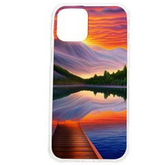 Flaming Sunset Iphone 12 Pro Max Tpu Uv Print Case by GardenOfOphir