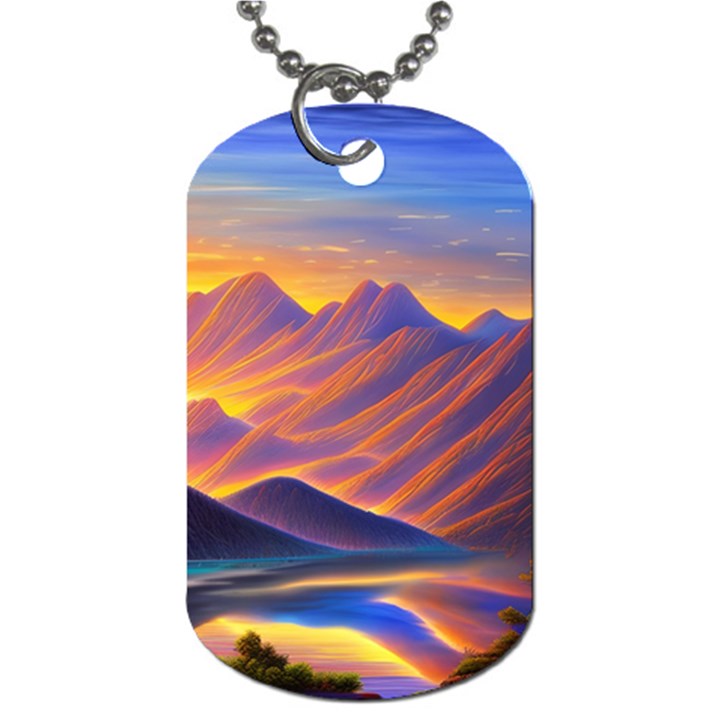 Great Sunset Dog Tag (One Side)