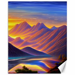 Great Sunset Canvas 11  X 14  by GardenOfOphir