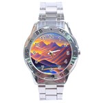 Great Sunset Stainless Steel Analogue Watch Front