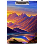 Great Sunset A4 Acrylic Clipboard Front