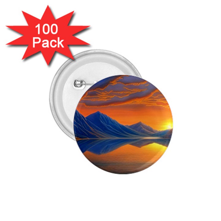 Glorious Sunset 1.75  Buttons (100 pack) 