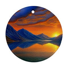 Glorious Sunset Ornament (round) by GardenOfOphir