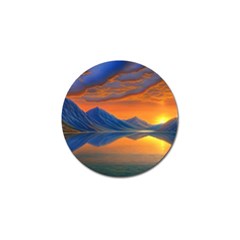 Glorious Sunset Golf Ball Marker (10 Pack) by GardenOfOphir