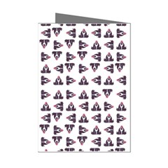 Happy Hound Funny Cute Gog Pattern Mini Greeting Cards (pkg Of 8) by dflcprintsclothing