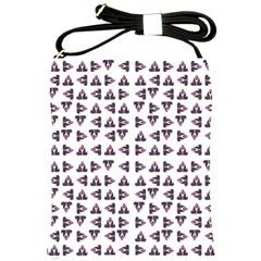 Happy Hound Funny Cute Gog Pattern Shoulder Sling Bag by dflcprintsclothing