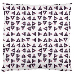 Happy Hound Funny Cute Gog Pattern Large Cushion Case (one Side) by dflcprintsclothing