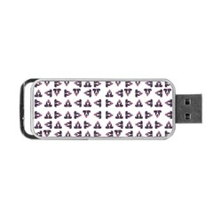 Happy Hound Funny Cute Gog Pattern Portable Usb Flash (one Side) by dflcprintsclothing