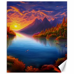 Immaculate Sunset Canvas 20  X 24  by GardenOfOphir