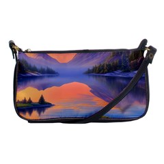 Loveliest Sunset Shoulder Clutch Bag by GardenOfOphir