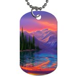 Magnificent Sunset Dog Tag (Two Sides) Back