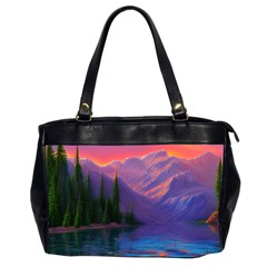 Magnificent Sunset Oversize Office Handbag (2 Sides) by GardenOfOphir