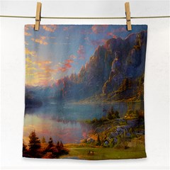 Marvelous Sunset Face Towel by GardenOfOphir