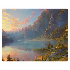 Marvelous Sunset Premium Plush Fleece Blanket (medium)