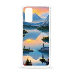 Somber Lake Sunset Samsung Galaxy S20 6 2 Inch Tpu Uv Case by GardenOfOphir