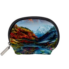 Breathtaking Landscape Scene Accessory Pouch (small) by GardenOfOphir