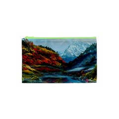 Breathtaking Landscape Scene Cosmetic Bag (xs) by GardenOfOphir