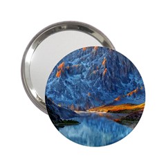 Majestic Lake Landscape 2 25  Handbag Mirrors by GardenOfOphir