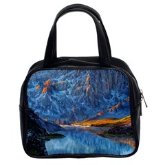 Majestic Lake Landscape Classic Handbag (two Sides) by GardenOfOphir
