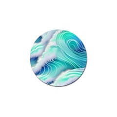 Stunning Pastel Blue Ocean Waves Golf Ball Marker (10 pack)