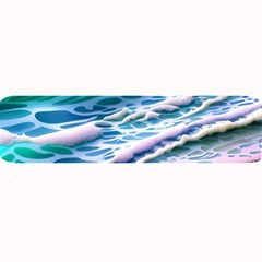 Shore Blue Ocean Waves Large Bar Mat by GardenOfOphir