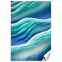 Pastel Beach Wave I Canvas 24  X 36  by GardenOfOphir
