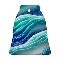 Pastel Beach Wave I Bell Ornament (two Sides) by GardenOfOphir