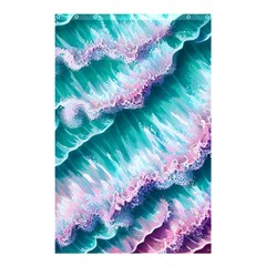 Summer Waves In Pink Iii Shower Curtain 48  X 72  (small)  by GardenOfOphir