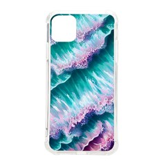 Summer Waves In Pink Iii Iphone 11 Pro Max 6 5 Inch Tpu Uv Print Case by GardenOfOphir