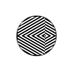 Abstract Lines Pattern Art Design Background Hat Clip Ball Marker