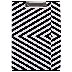 Abstract Lines Pattern Art Design Background A4 Acrylic Clipboard