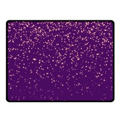 Purple Glittery Backdrop Scrapbooking Sparkle One Side Fleece Blanket (small)