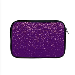 Purple Glittery Backdrop Scrapbooking Sparkle Apple Macbook Pro 15  Zipper Case by Ravend